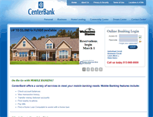 Tablet Screenshot of centerbank4me.com